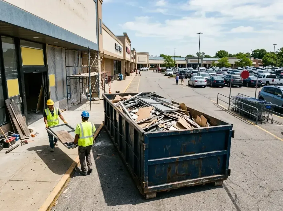 retail-store-renovation-debris-003 — frequently asked questions, Roll-off Dumpster Rentals in Woodhaven, MI